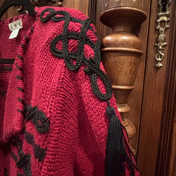 VINTAGE SILK LUXURY SWEATER JACKET - Picture 2 of 12